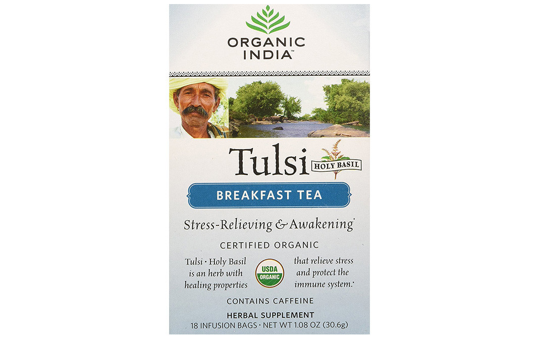 Organic India Tulsi Holy Basil Breakfast Tea   Box  30.6 grams